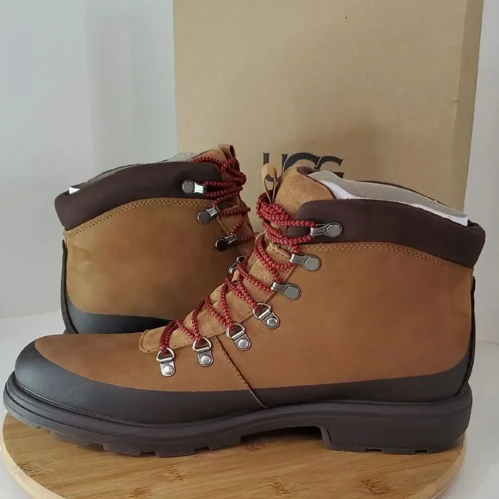 UGG Biltmore Hiker Men's Boot Oak Size 12 Waterproof Leather NIB